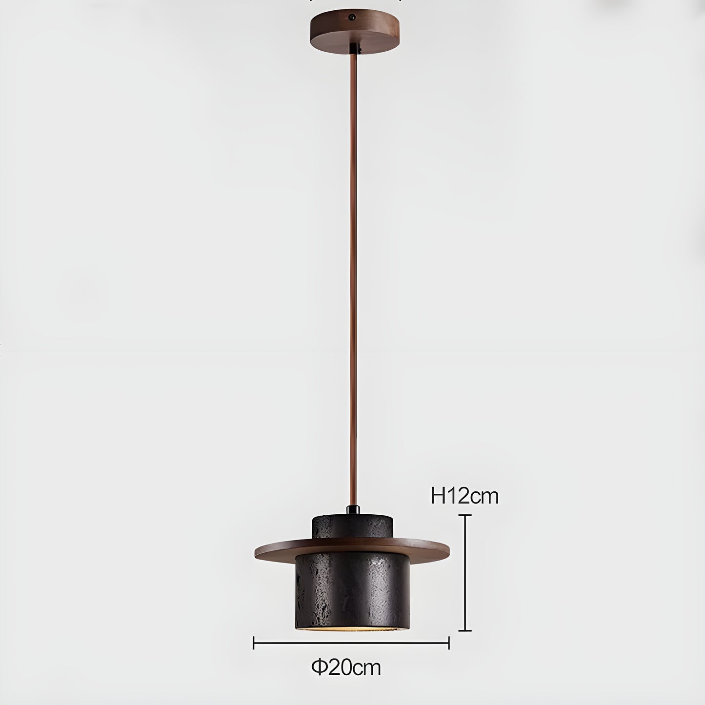 Rustic Noir Pendant Light - Modefinity