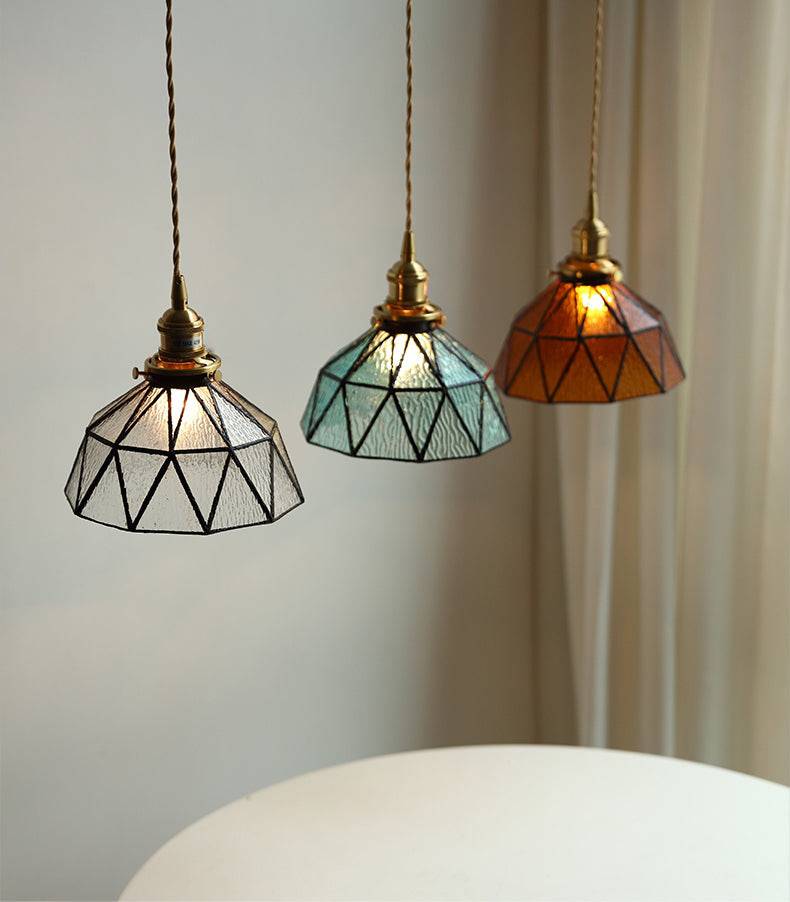 Faux Stained Glass Pendant Light - 209GPL - Modefinity