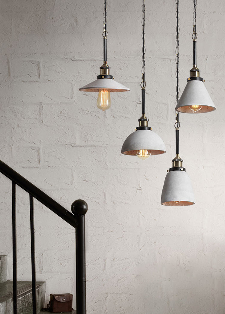 Retro Cement Pendant Light - 112CM - Modefinity