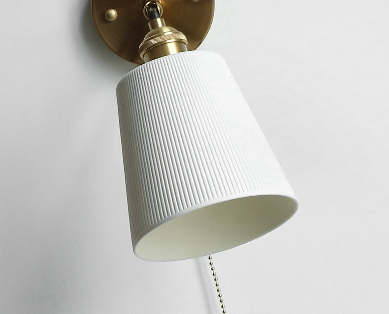 White Ceramic Wall Light - 223ST - Modefinity