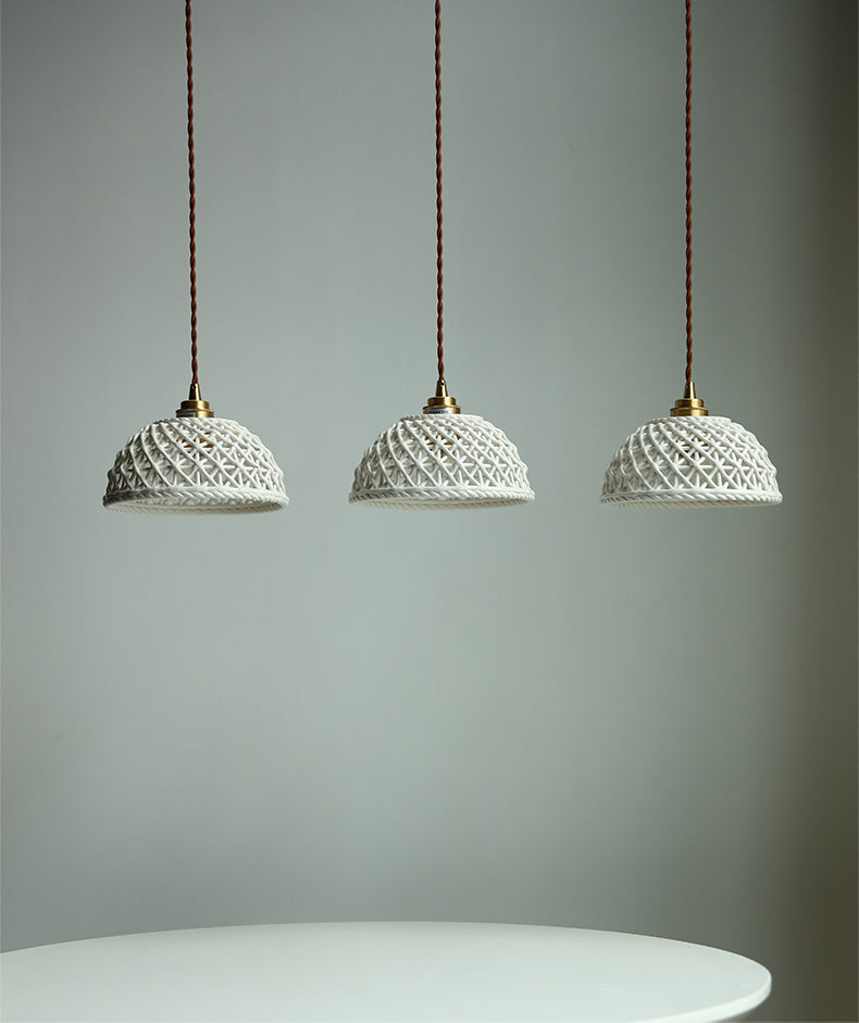 Ceramic Brass Pendant Light - 122PL - Modefinity