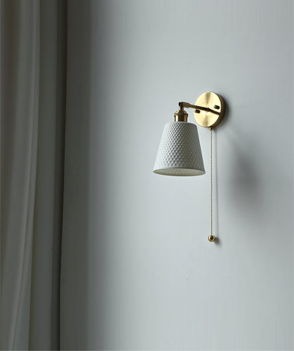 White Ceramic Wall Light - 223ST - Modefinity