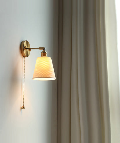 White Ceramic Wall Light - 223ST - Modefinity