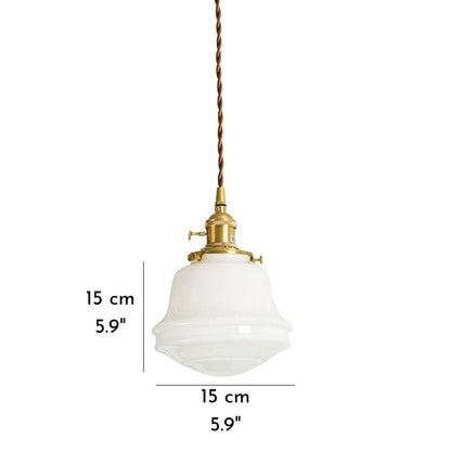 Retro Glass Pendant Light - 240GPL - Modefinity