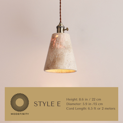 Cave Stone Pendant Light (BRONZE) - Modefinity