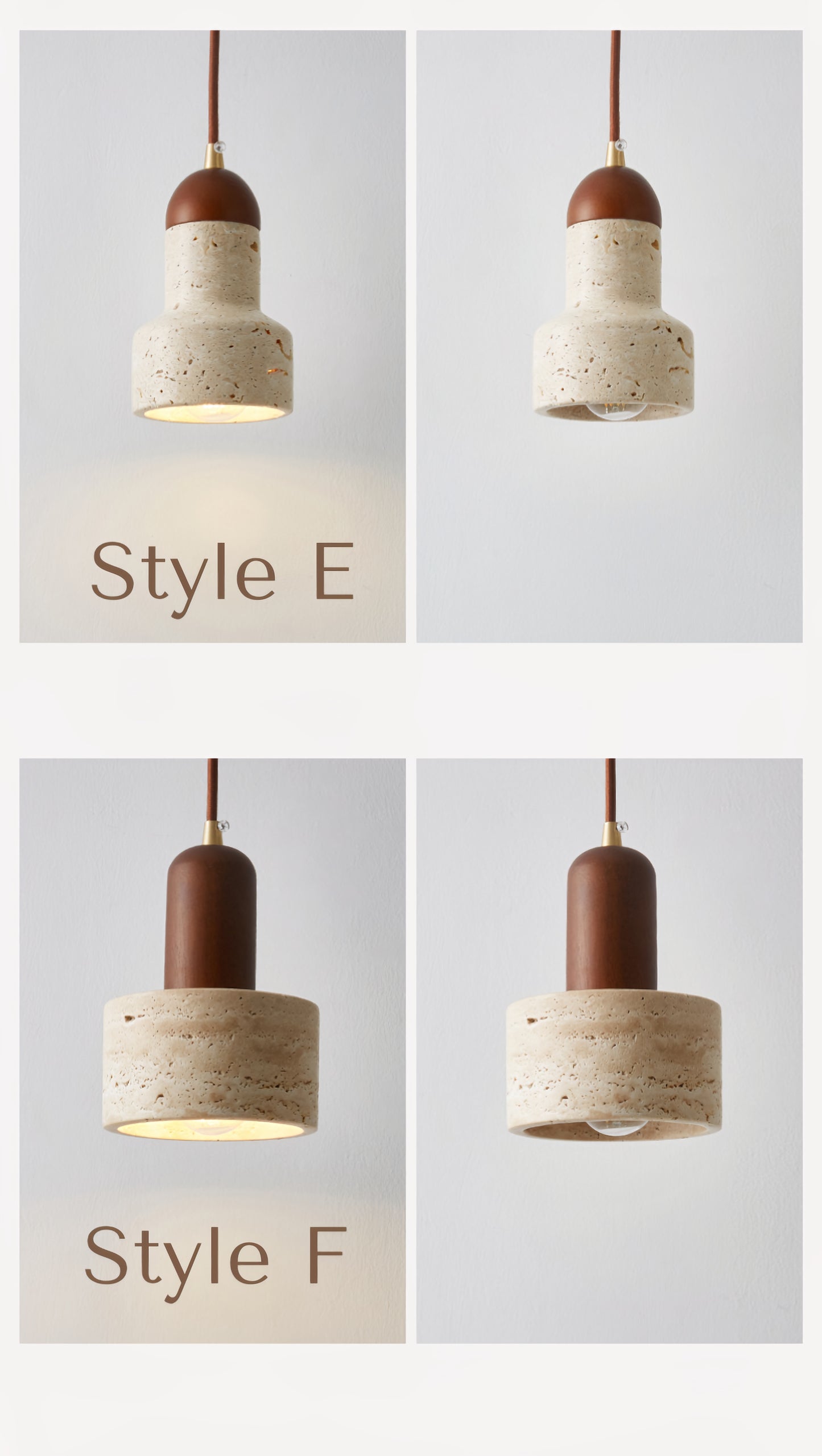 Cave Stone Pendant Lights - Modefinity