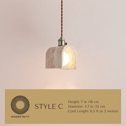 Cave Stone Pendant Light (BRONZE) - Modefinity