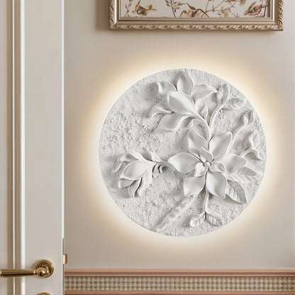 Baroque Floral Medallion Wall Light