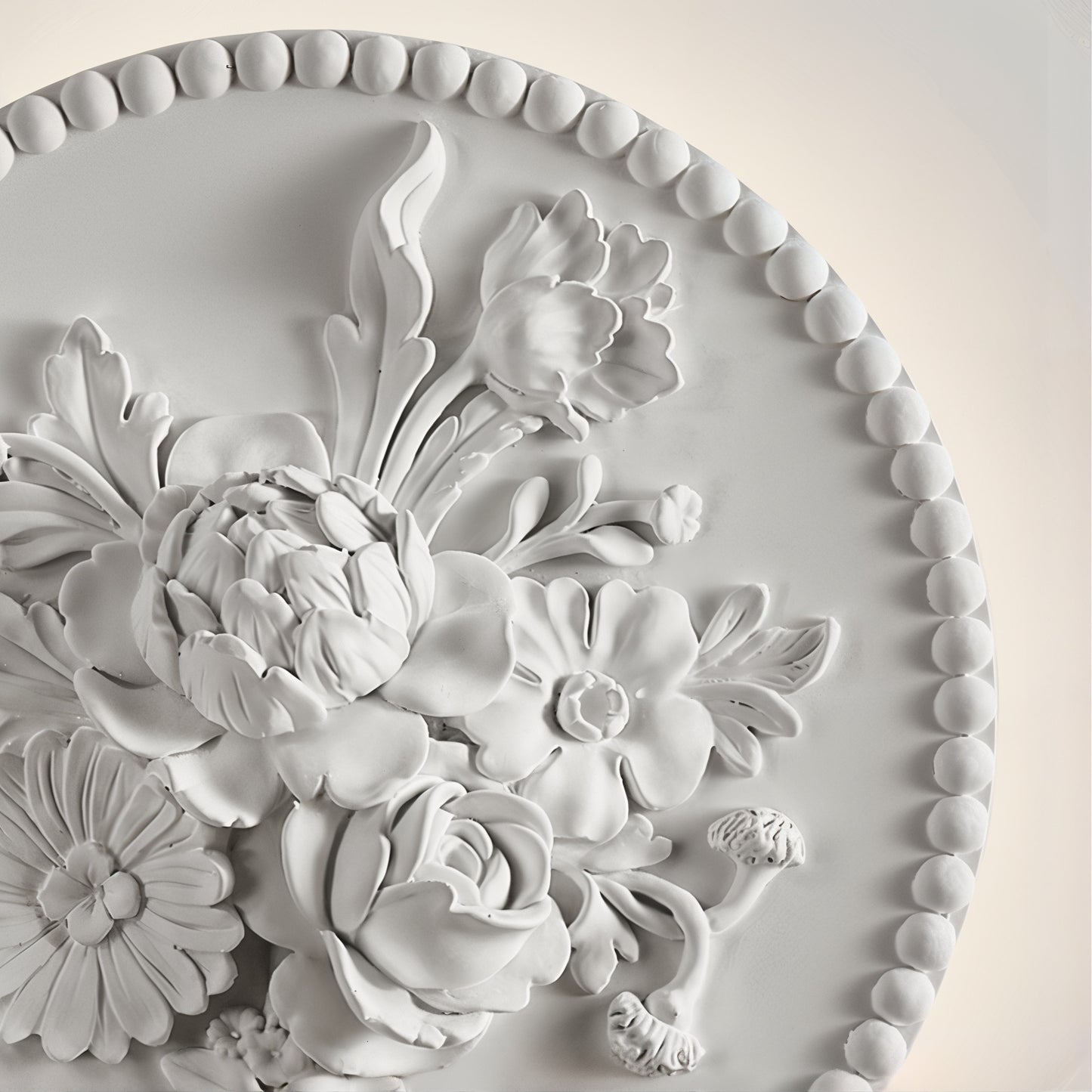 Baroque Floral Medallion Wall Light