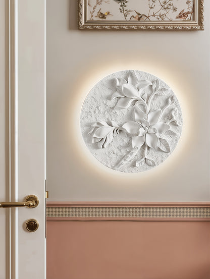 Baroque Floral Medallion Wall Light