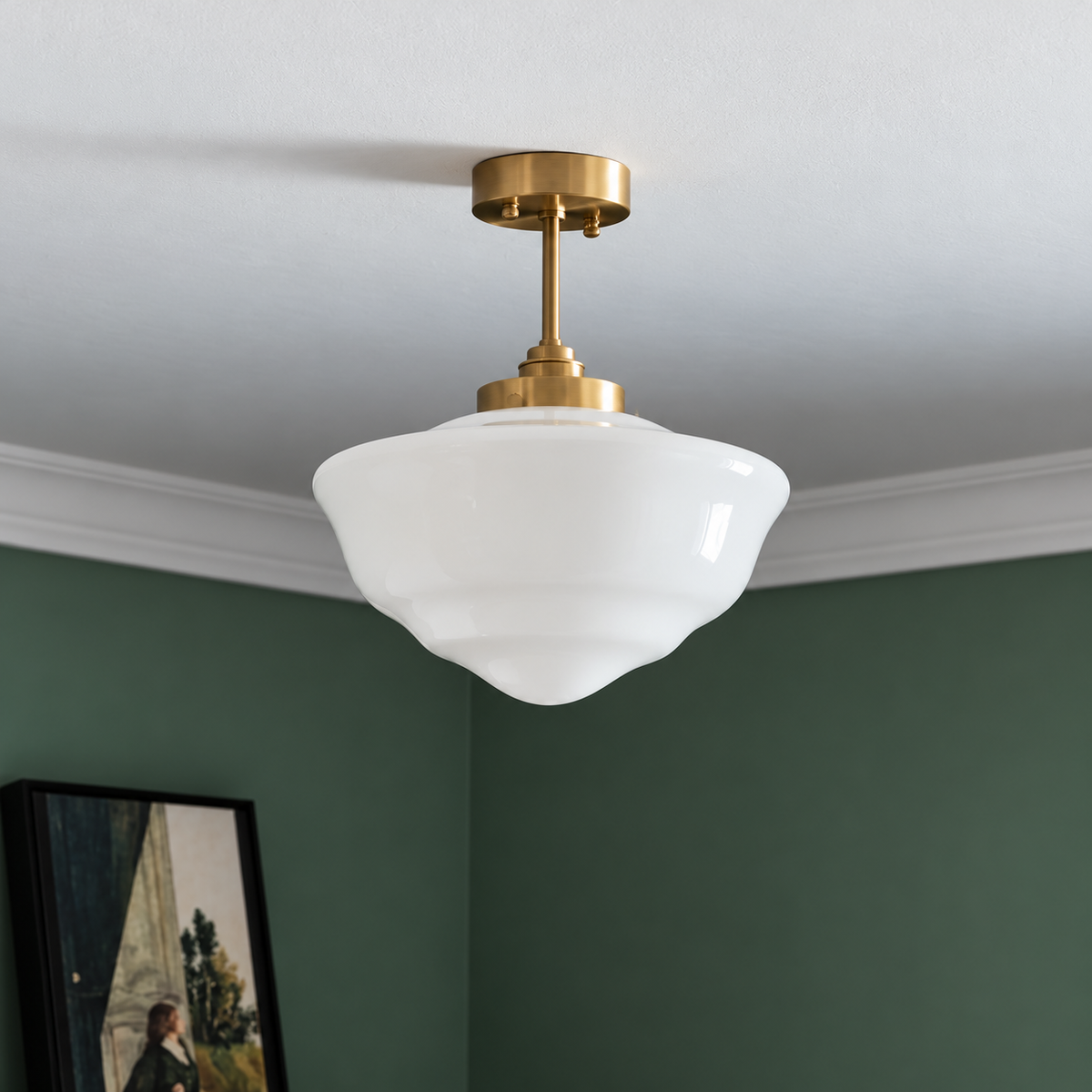 Retro Glass Pendant Light - 246GPL