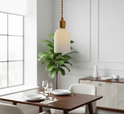 Japandi Style Ceramic Pendant Light - 201CPL - Modefinity
