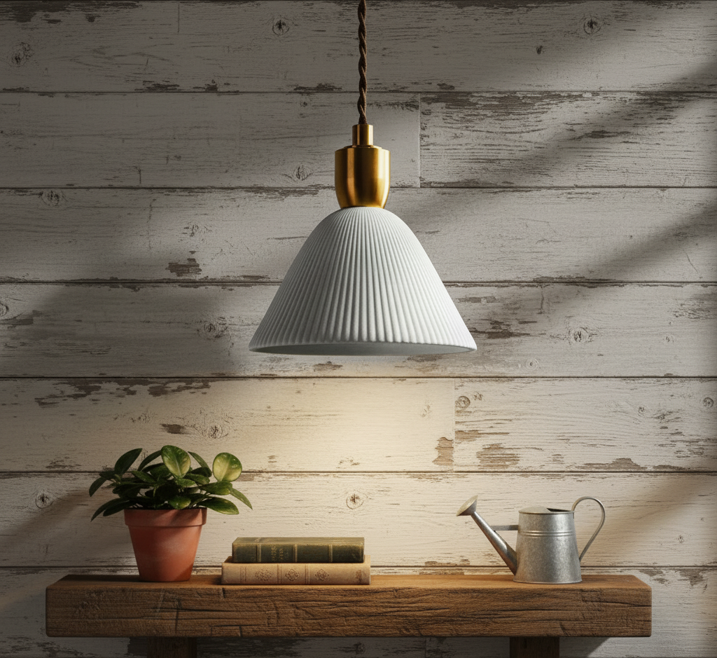 Japandi Style Ceramic Pendant Light - 201CPL - Modefinity