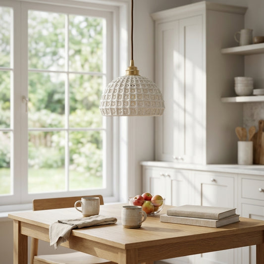 Braided Ceramic Pendant Light - 205CPL - Modefinity