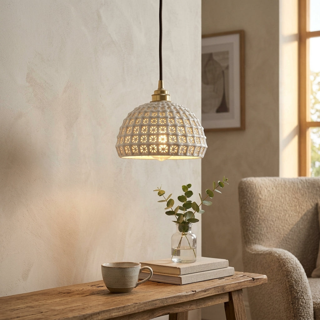 Braided Ceramic Pendant Light - 205CPL - Modefinity