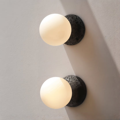 Cement Pendant Light and Wall Light