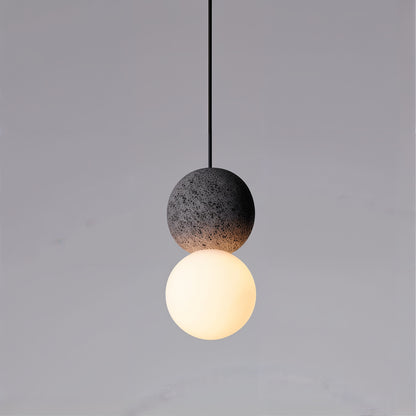 Cement Pendant Light and Wall Light