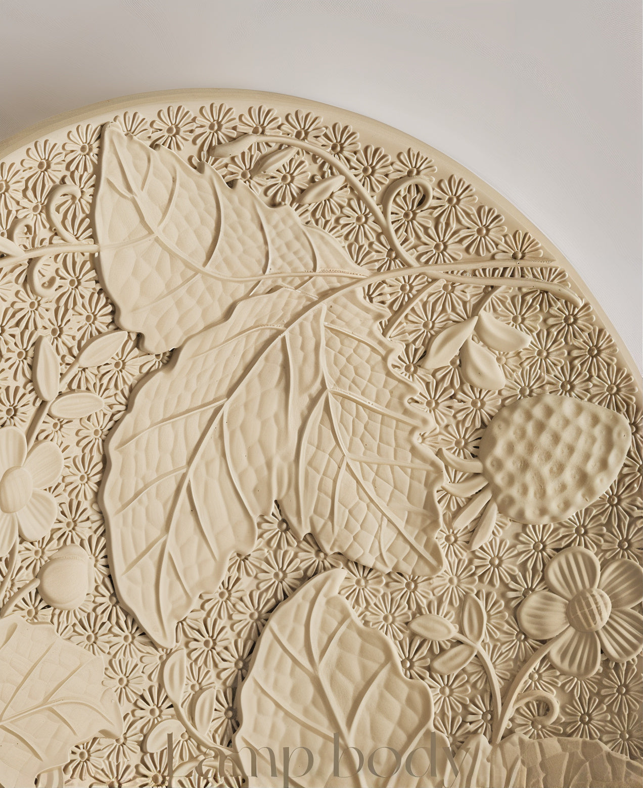 Floral Embossed Decorative Wall Light