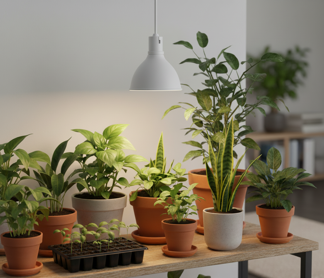 LED Grow Light Bulb for Indoor Plants — Full Spectrum Grow Lamp for Seedlings & Vegetables