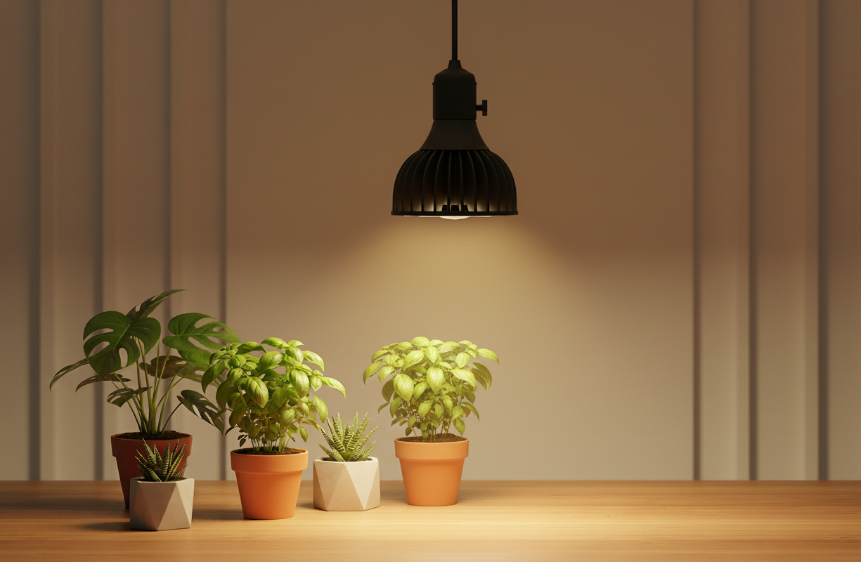 LED Grow Light Bulb for Indoor Plants — Full Spectrum Grow Lamp for Seedlings & Vegetables