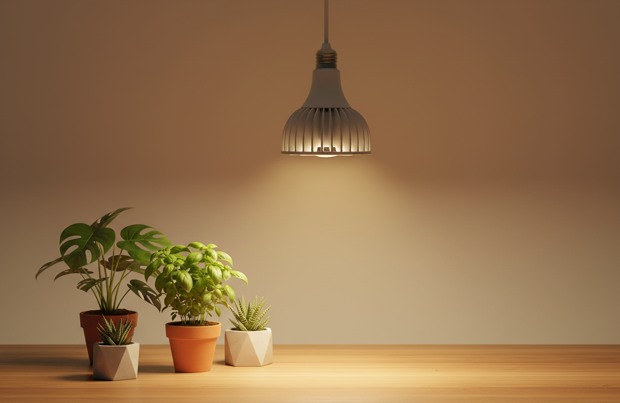 LED Grow Light Bulb for Indoor Plants — Full Spectrum Grow Lamp for Seedlings & Vegetables