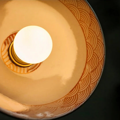 Hand-Painted Ceramic Pendant Light - Modefinity