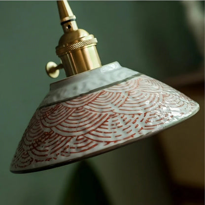 Hand-Painted Ceramic Pendant Light - Modefinity