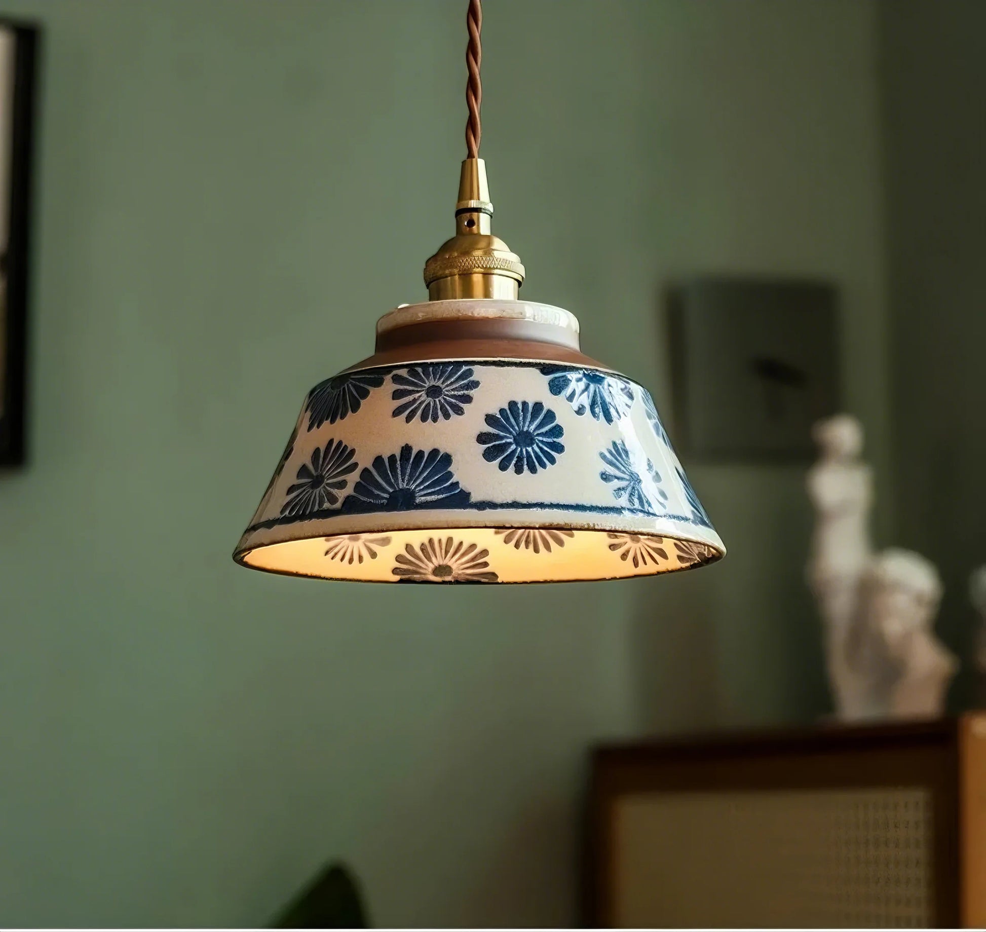 Handcrafted Ceramic Pendant Light - Modefinity