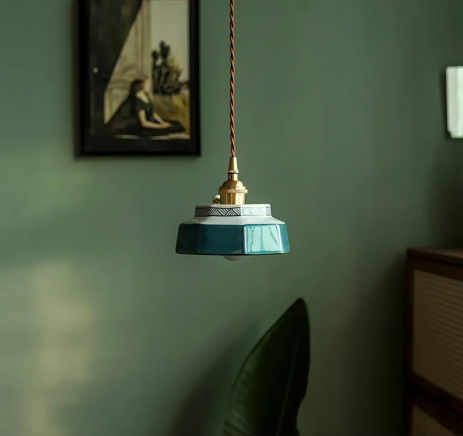 Handcrafted Ceramic Pendant Light - Modefinity