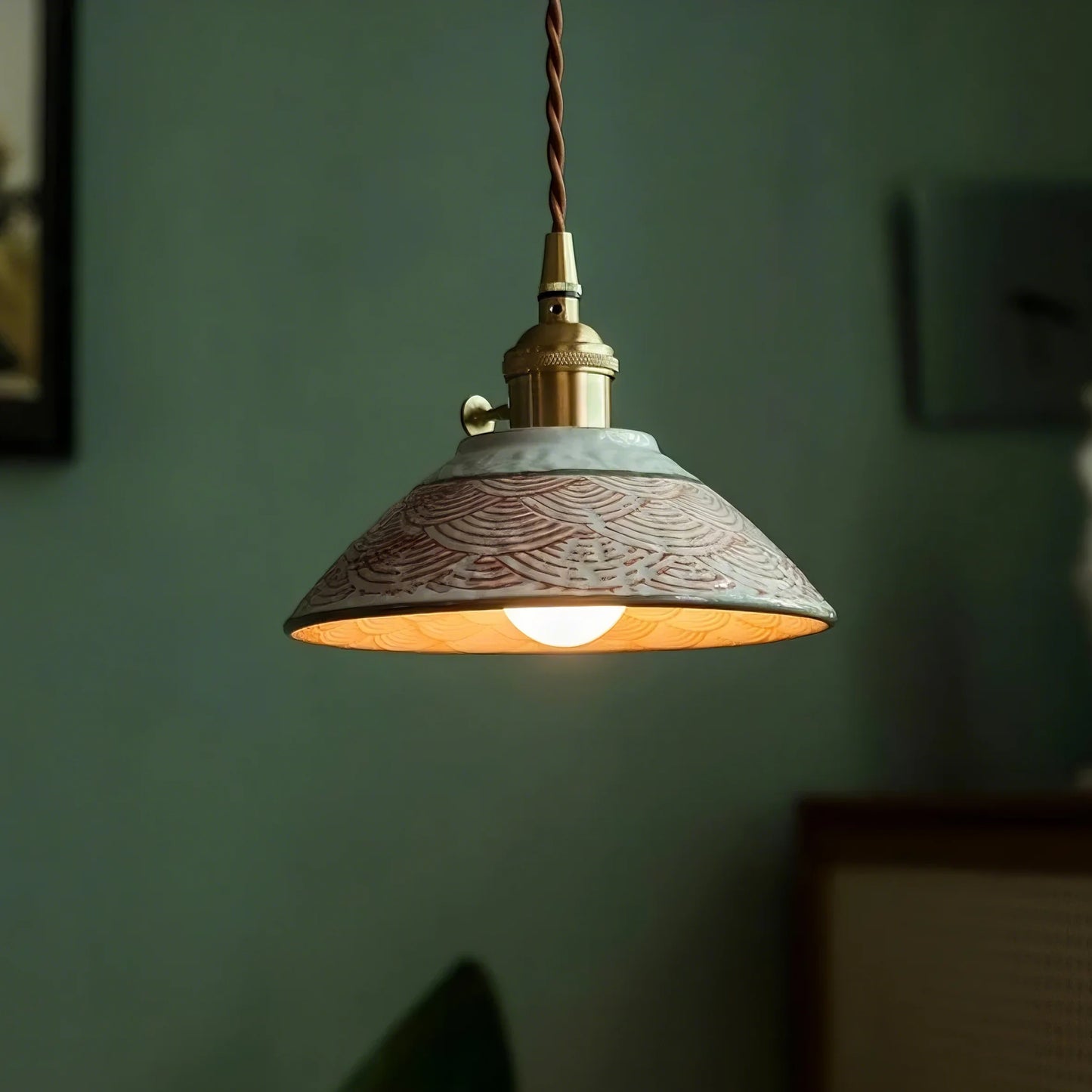 Handcrafted Ceramic Pendant Light - Modefinity