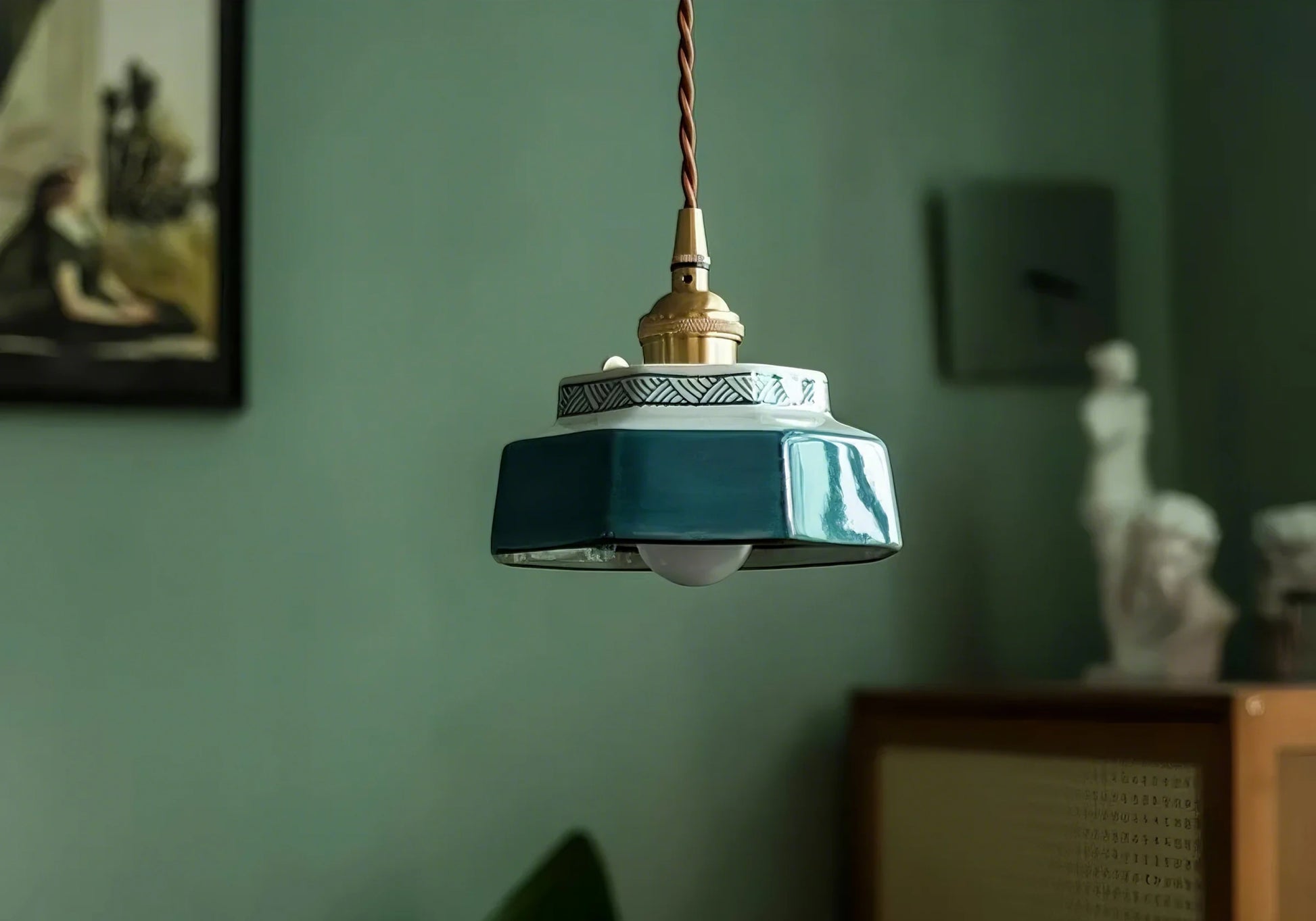 Handcrafted Ceramic Pendant Light - Modefinity