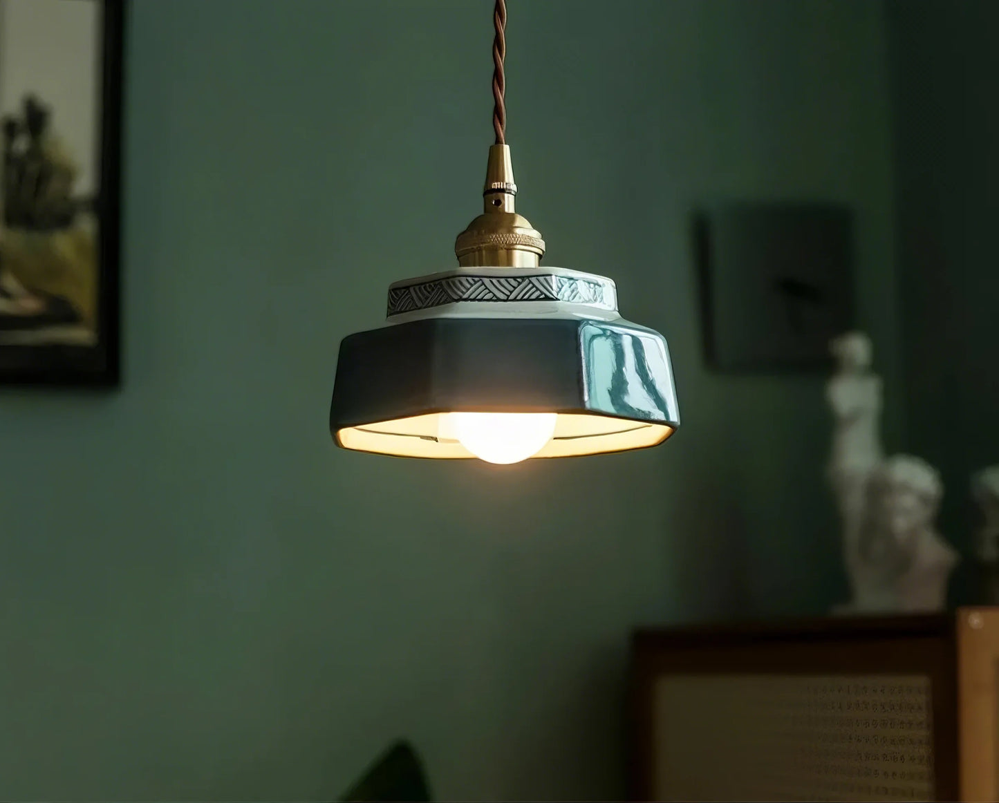 Handcrafted Ceramic Pendant Light - Modefinity