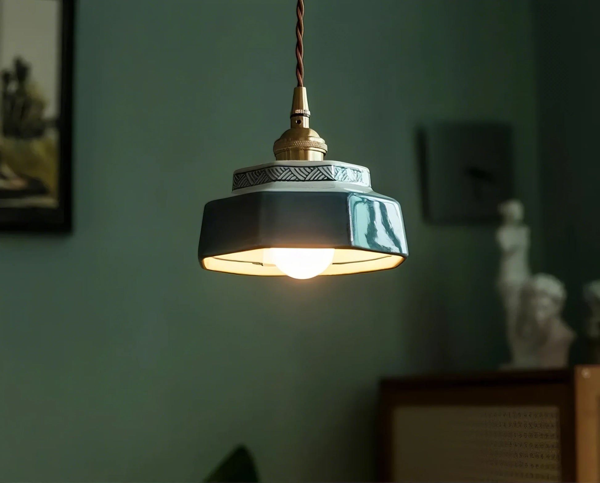 Handcrafted Ceramic Pendant Light - Modefinity