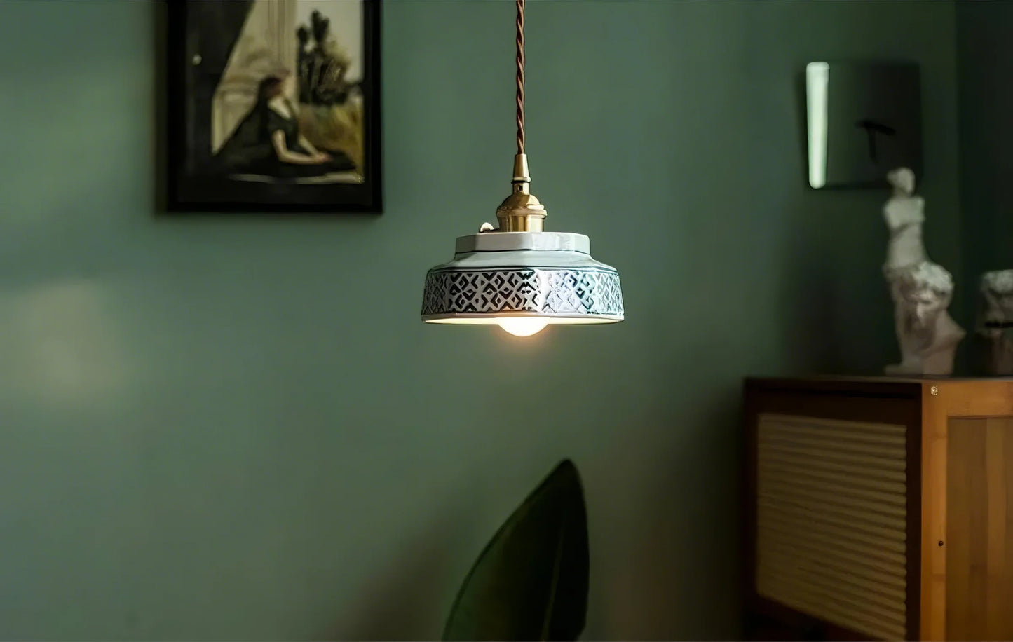 Handcrafted Ceramic Pendant Light - Modefinity