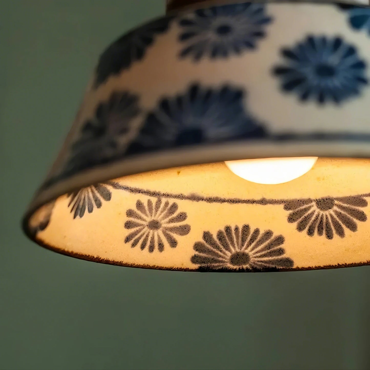 Handcrafted Vintage Ceramic Pendant Light - Modefinity