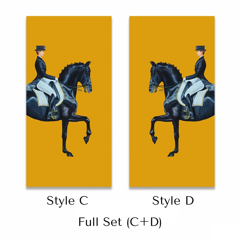 Hermes Jokey Style Wall Print - Modefinity