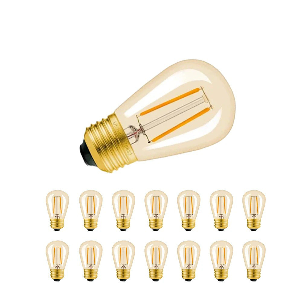 Edison Plastic Shatterproof Retro Bulb (15 pcs) - Modefinity