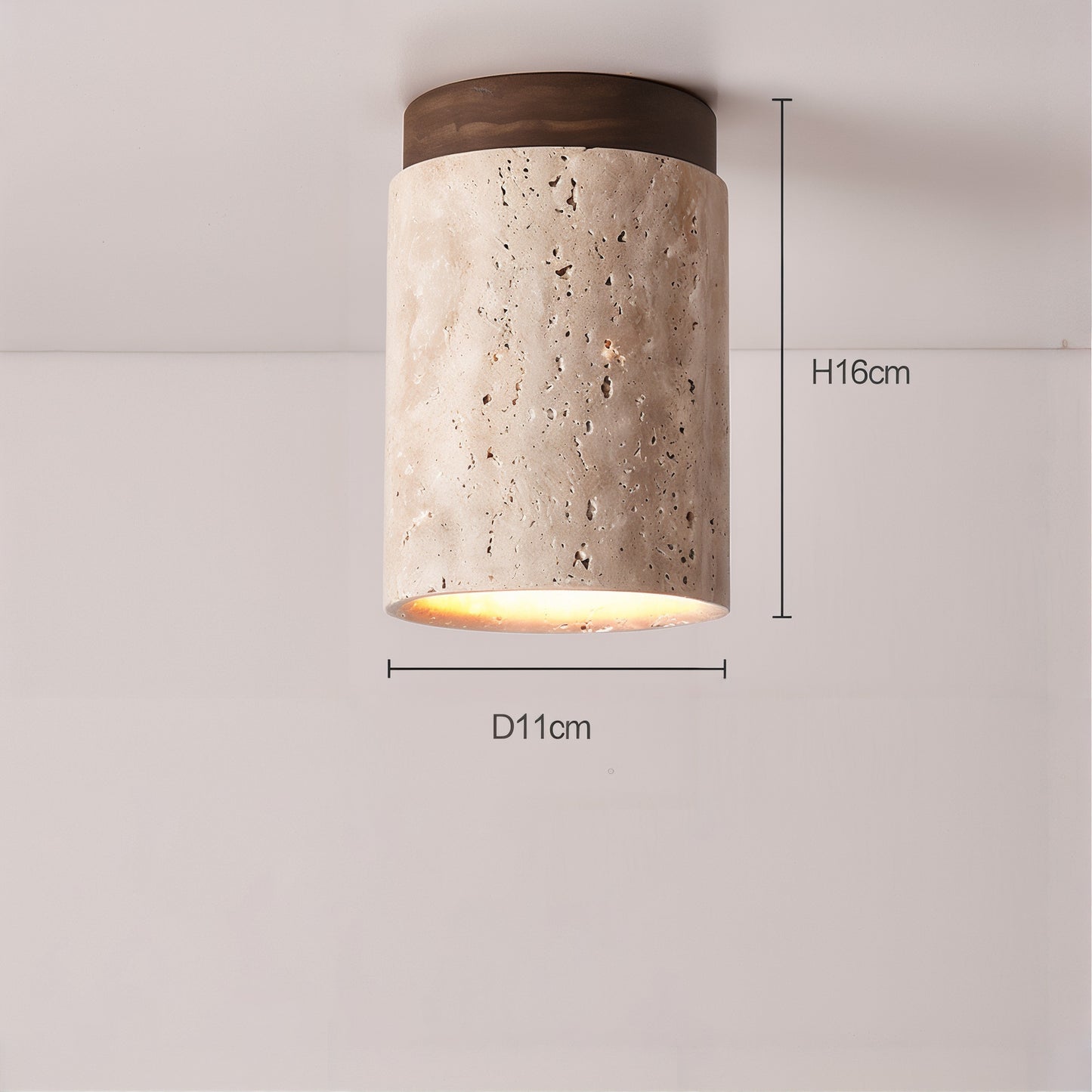 Japanese Style Stone Wood Light - Modefinity