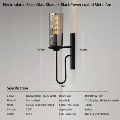 Lumine Cylindro Wall Sconce - Modefinity