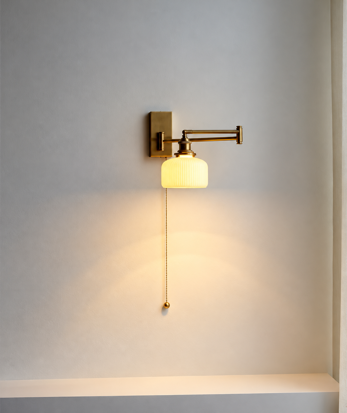 Ceramic Swing Arm Wall Light - 205SAL