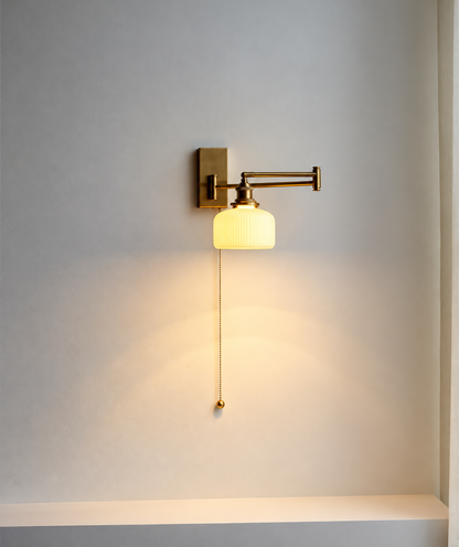 Ceramic Swing Arm Wall Light - 205SAL