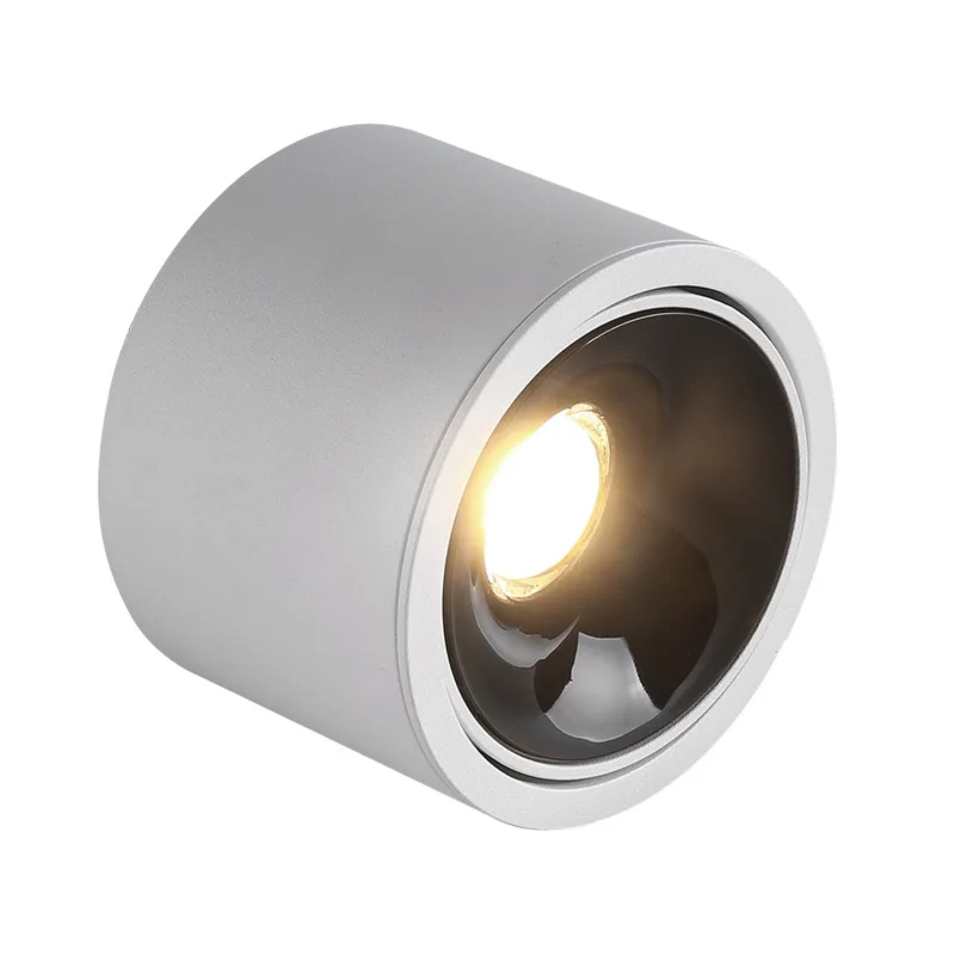 Modern Cylinder Surface-Mounted LED Ceiling Light - Modefinity