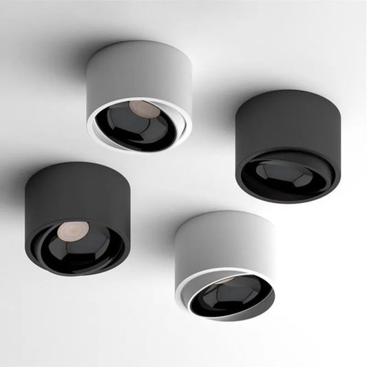 Modern Cylinder Surface-Mounted LED Ceiling Light - Modefinity