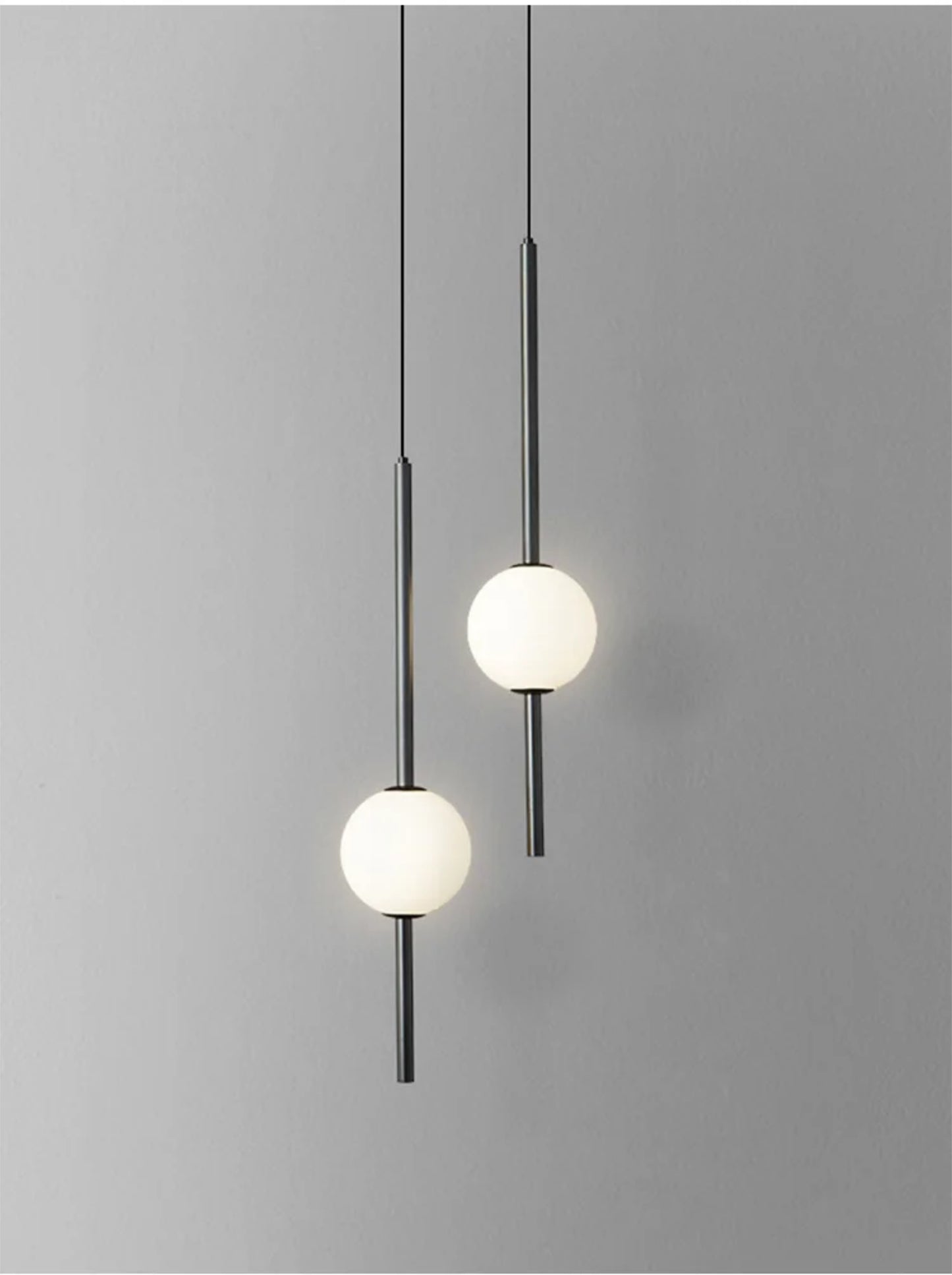 Modern Minimalist Dual Pendant Light - Modefinity