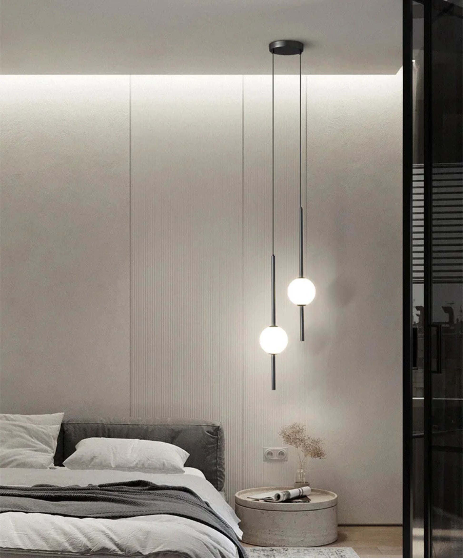 Modern Minimalist Dual Pendant Light - Modefinity