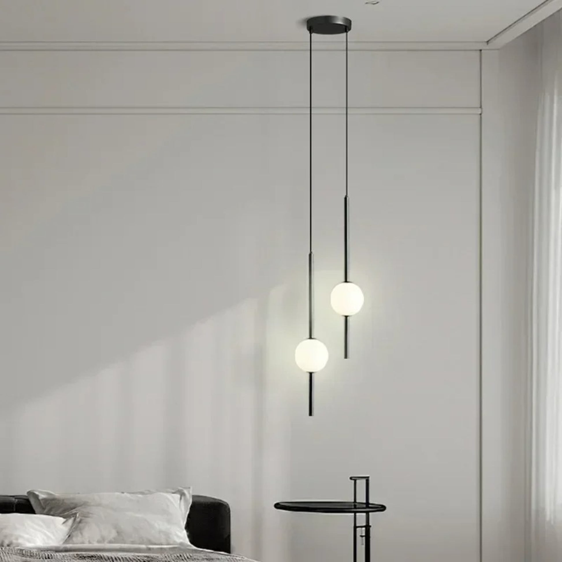 Modern Minimalist Dual Pendant Light - Modefinity