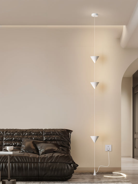 Modern Vertical Cone Pendant Light