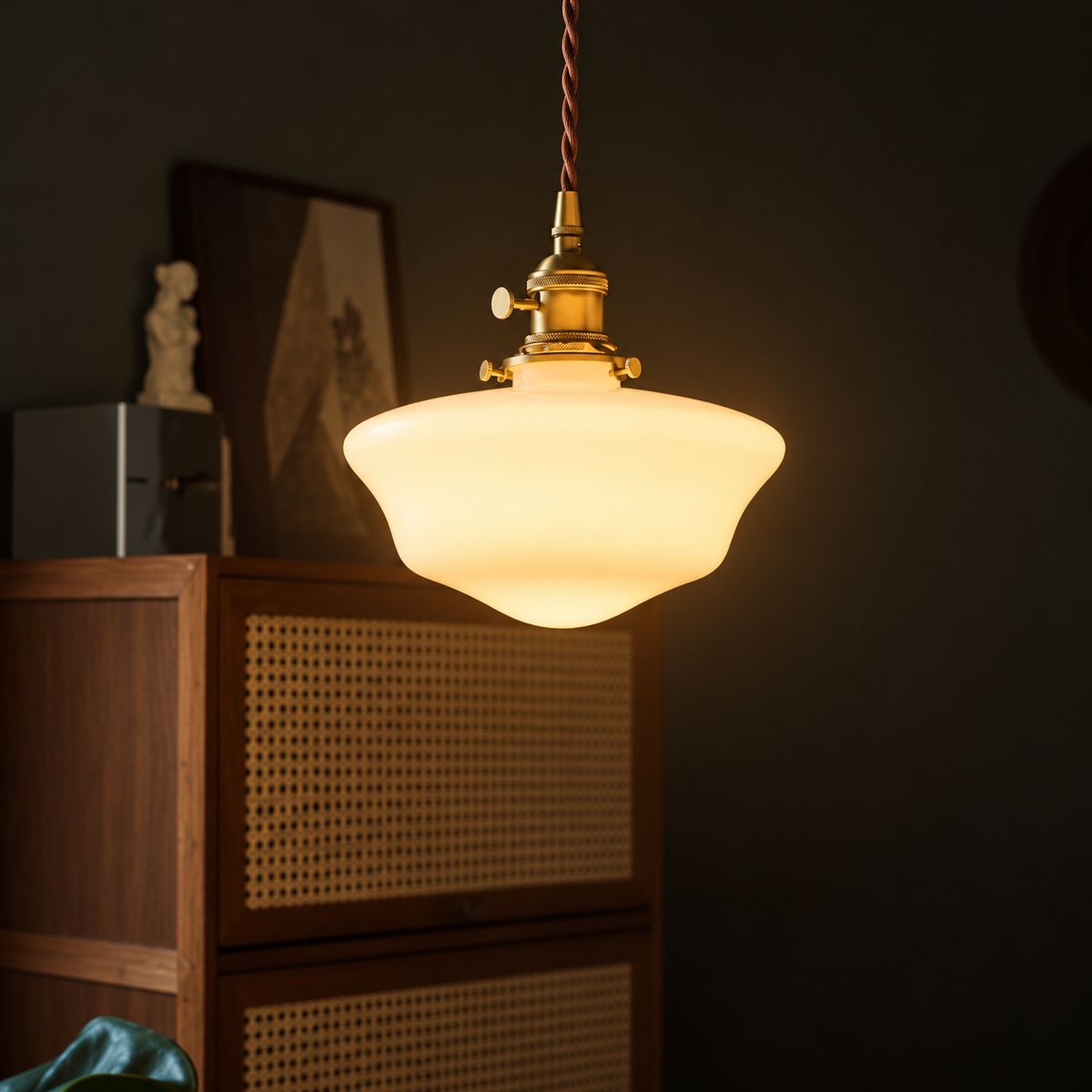 Retro Glass Pendant Light - 246GPL