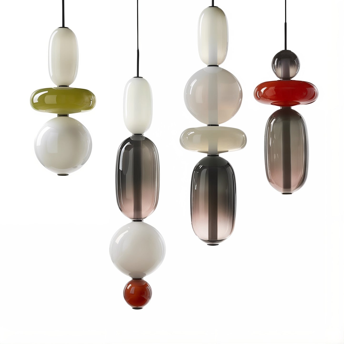 Artistic Glass Pendant Light Set - Modefinity