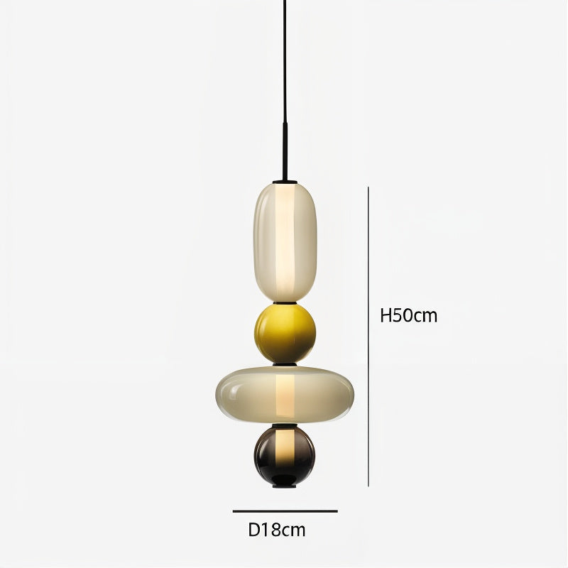 Artistic Glass Pendant Light Set - Modefinity